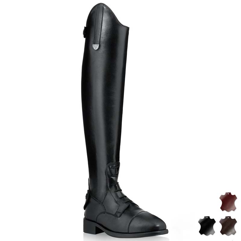 Stiefel pioneer im full grain leder mit binden modell ares