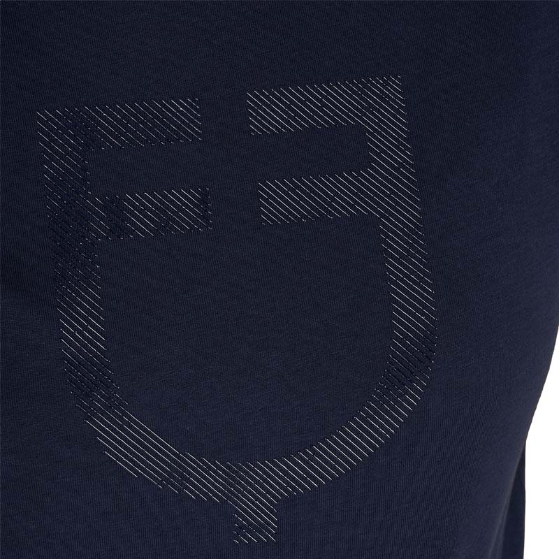 Damen Reit T-Shirt Equestro aus Baumwolle mit Glossy Logo - 9059