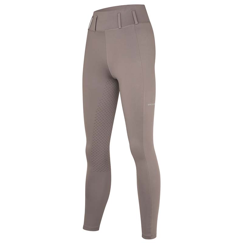Sommer Damen-Reitleggings Full Grip Kingsland LEA - mit Gürtelschlaufen - 9388