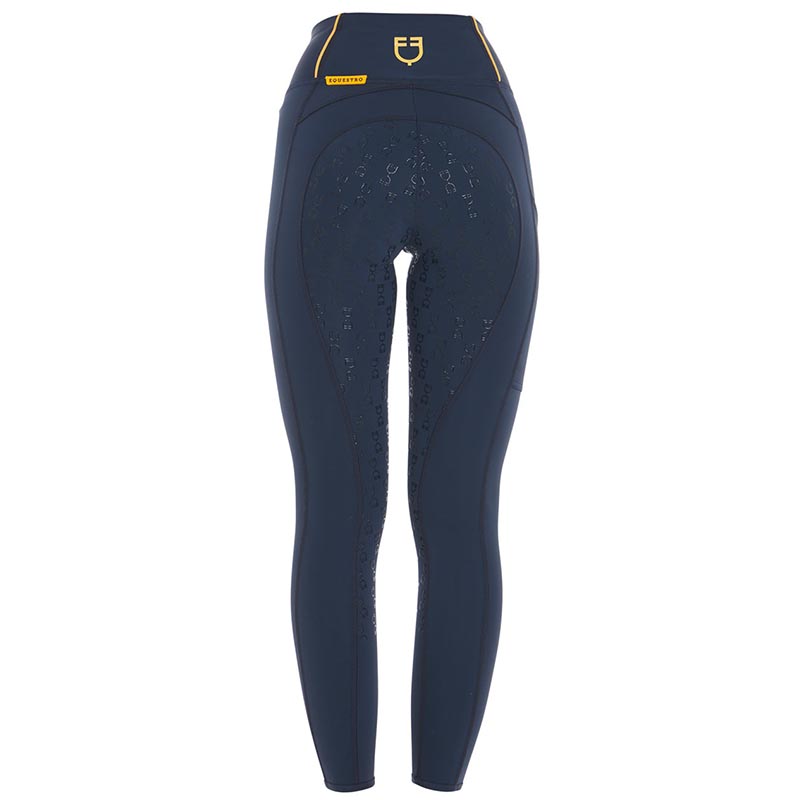 Equestro Damen-Reitleggings mit Hohem Bund Full Grip - 3478