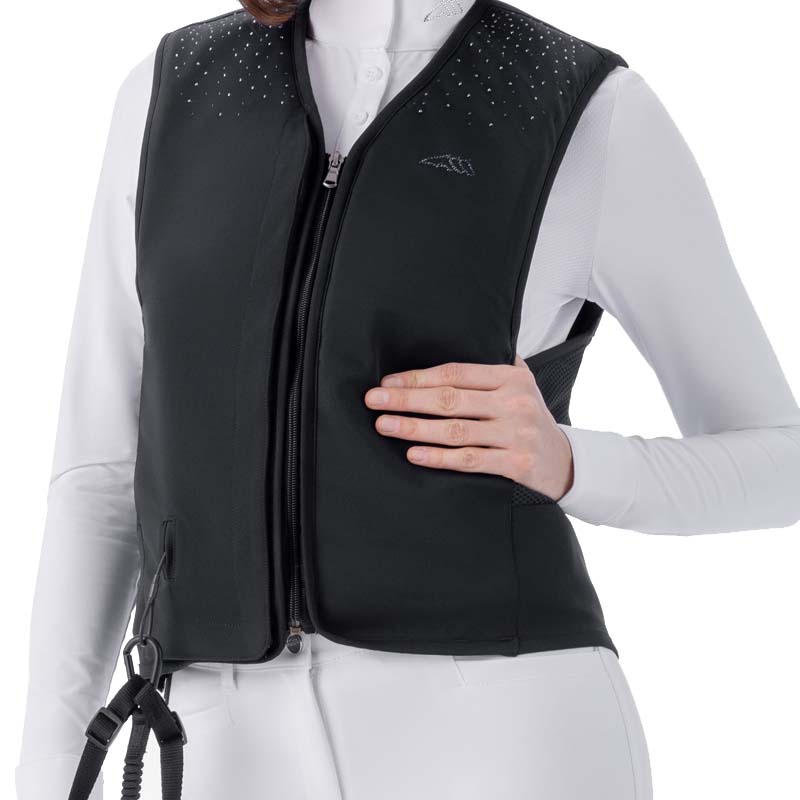Equiline BELMOVE Strass L2 Airbag-Sicherheitsweste für Springreiten - 5551