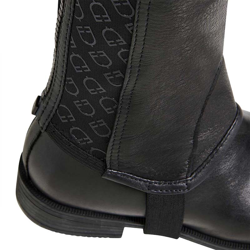 Equestro Unisex-Leder-Mini-Chaps VESPUCCI mit Logoeinsatz - 3551