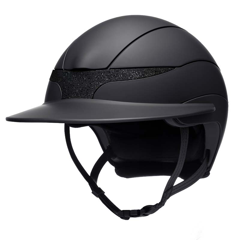 Equiline XANTO Reithelm mit Swarovski-Frontbesatz - Breite Visier - 3286