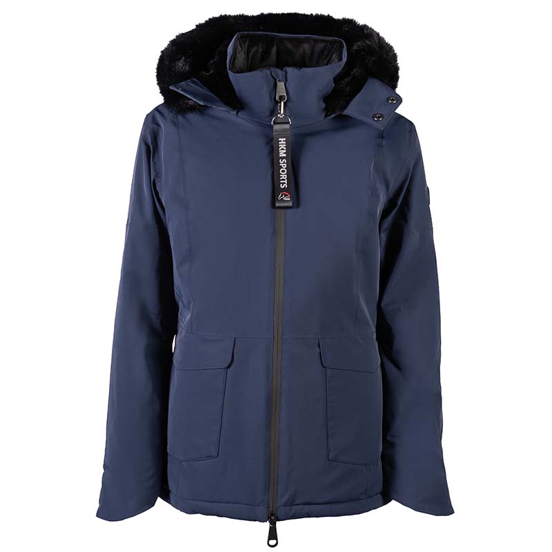 Langer wasserdichter und winddichter damen-reitmantel hkm – modell minnesota