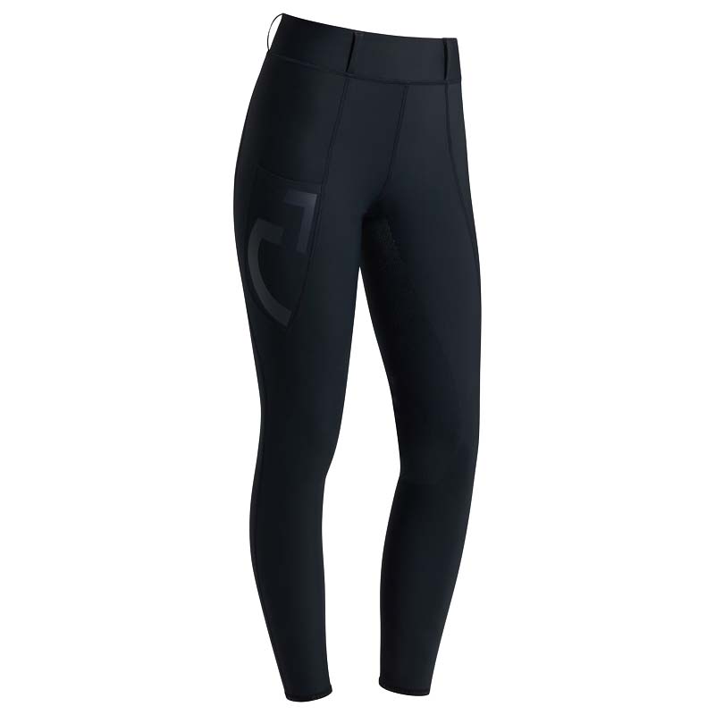 Cavalleria Toscana Damen Leggings mit Hohe Taille