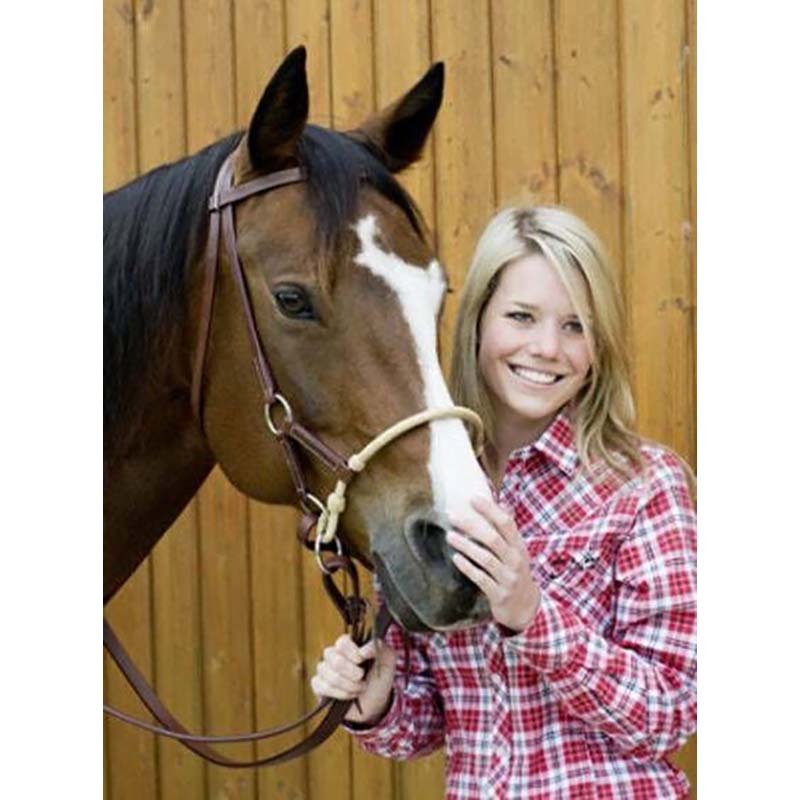 Sidepull-Lederzaum ohne Gebiss - 4347