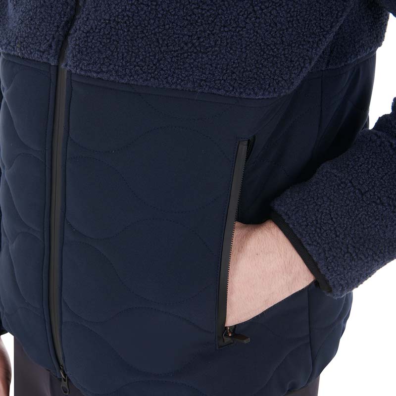 Equestro Herren Teddyjacke mit Kapuze - 9545