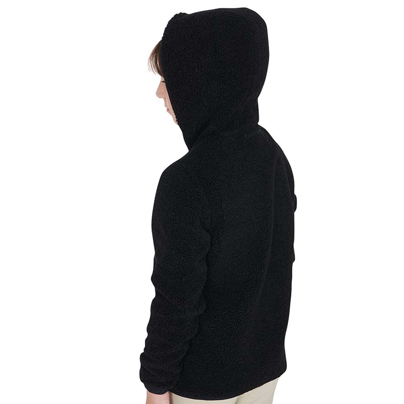 Equestro Junior Teddyjacke aus Weichem Plüsch mit Kapuze - 9730