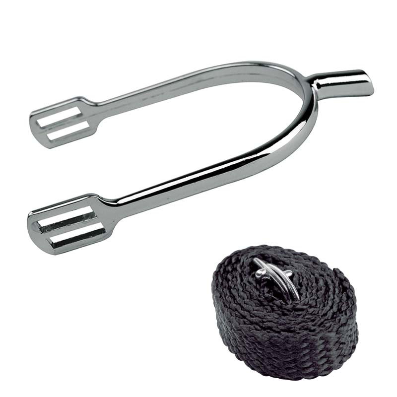 Kinder Reitsporen Englisch mit Riemen Riding World - 3056