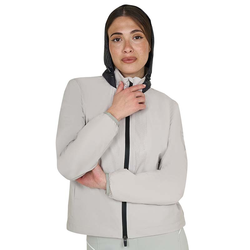 Damen Softshelljacke Equestro Wasserdicht mit Mikroperforationen und Kapuze - 9805