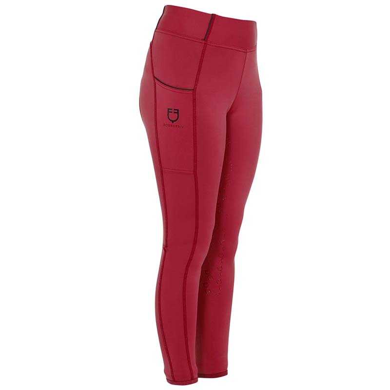 Equestro Winter Reitleggings für Mädchen mit Vollgrip und Fleecefutter - 9785