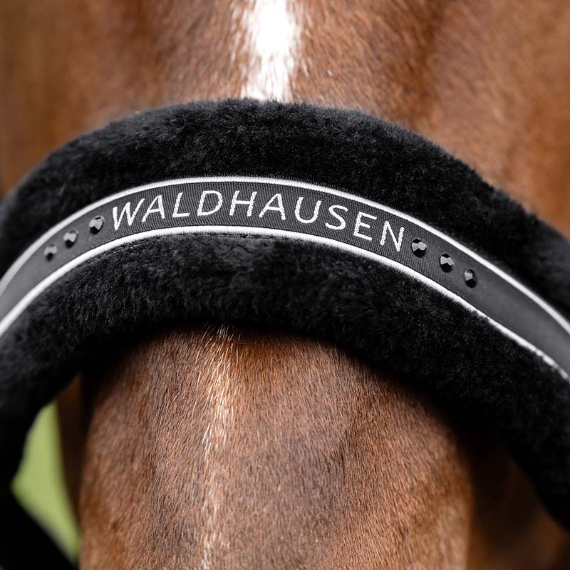 Eleganter Weicher Halter mit Glitzer Satinfaser - 0348