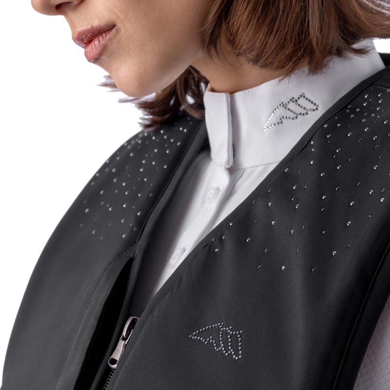 Equiline BELMOVE Strass L2 Airbag-Sicherheitsweste für Springreiten - 5551