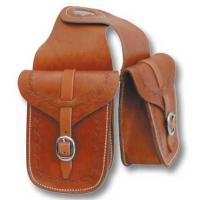 SATTELTASCHEN LAKOTA LEDER BORDER STAMP VORNE