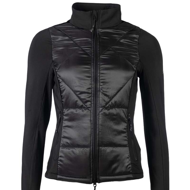 Atmungsaktive Jacke aus Nylon und Jersey für Damen und Mädchen HKM - 2179
