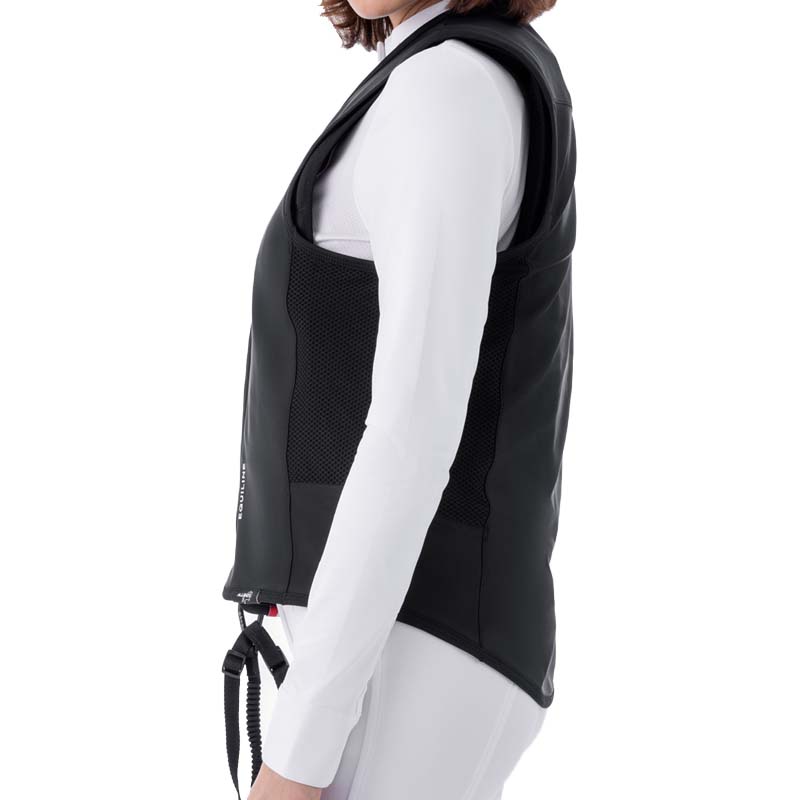 Equiline BELMOVE L2 Airbag-Sicherheitsweste mit abnehmbarem Bezug für Reitsport und Springreiten - 5550