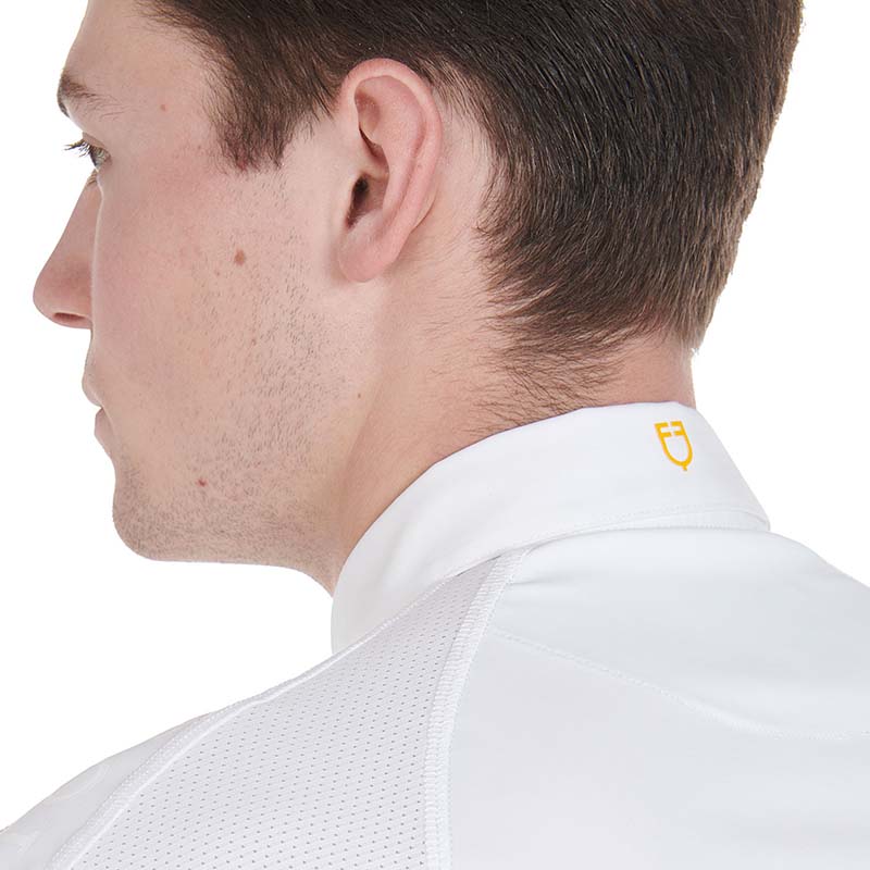 Herren Turnierpolo Equestro Kurzarm mit Mesh-Einsätzen - 3528