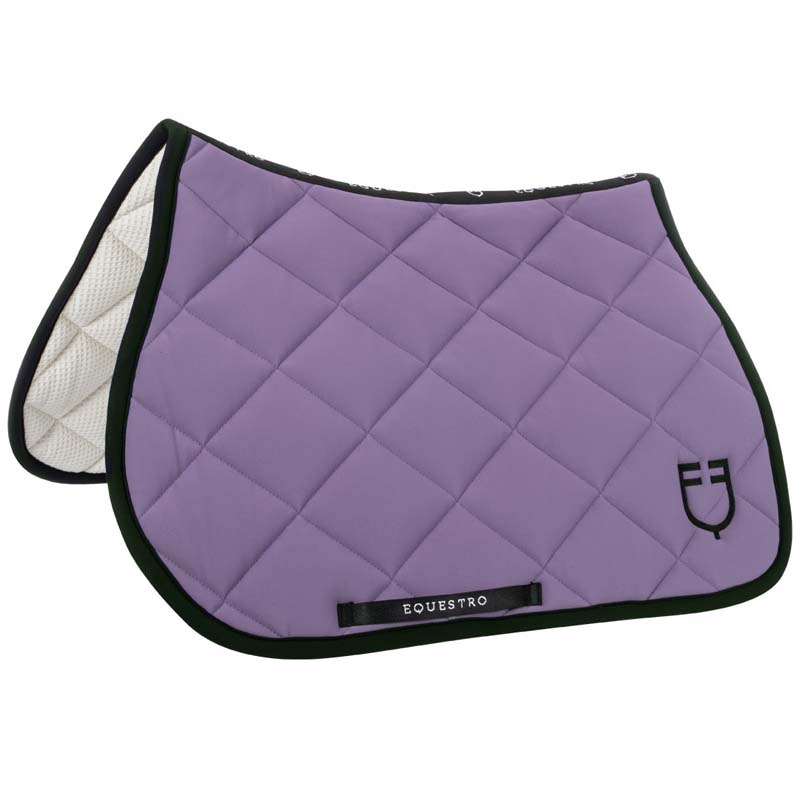 Springschabracke Equestro Black Line Edition mit Logo - 3609