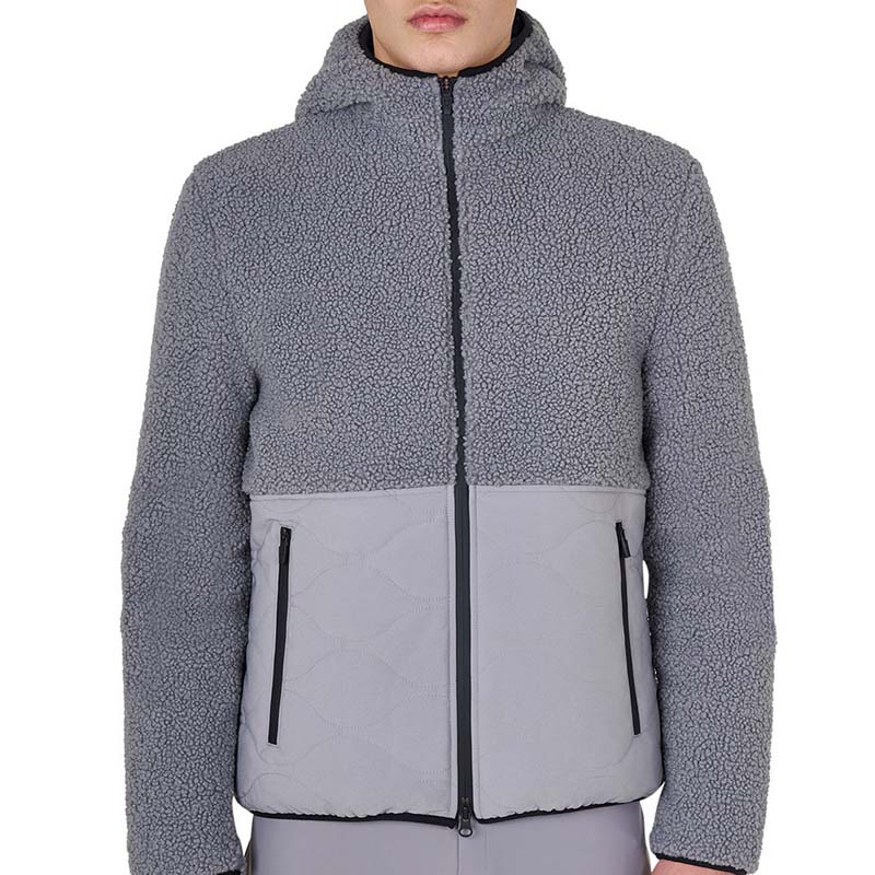 Equestro Herren Teddyjacke mit Kapuze - 9545