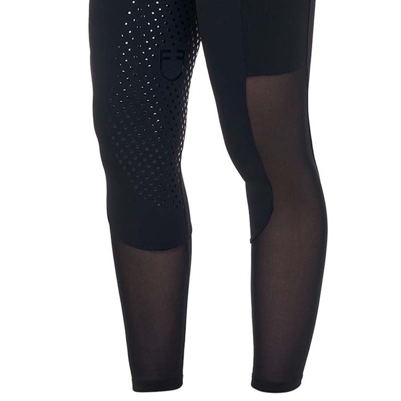 Damen Reitleggings Equestro Mesh Full Grip Sommer - 9810
