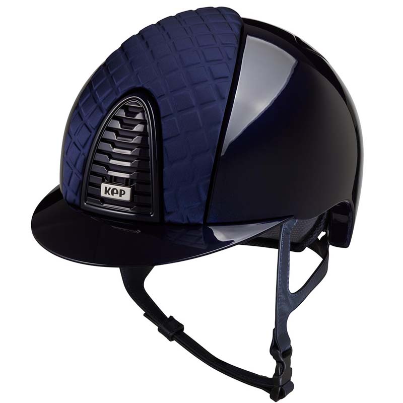 KEP Italia Cromo 2.0 Polish Reithelm mit Satin - Milano Kollektion - 3431