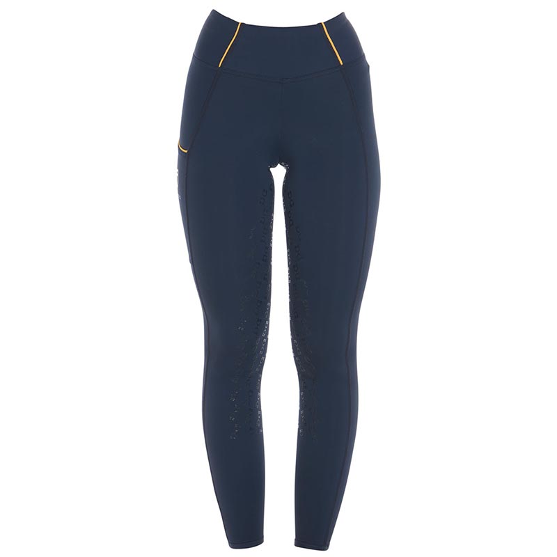 Equestro Damen-Reitleggings mit Hohem Bund Full Grip - 3478