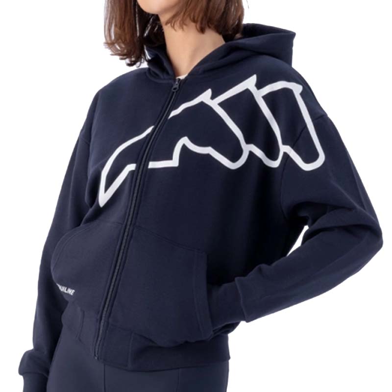 Equiline Damen Kapuzenjacke Baumwolle Full Zip CORGIA - 9221