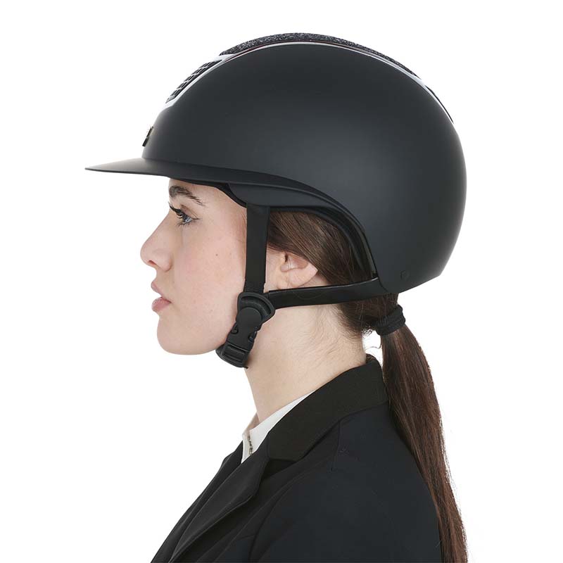 Equestro Eclipse Stone Matt Reithelm mit breitem Visier - 2102