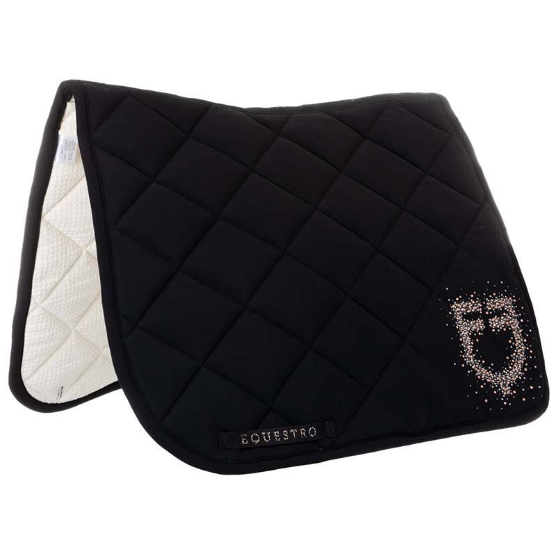 Equestro Dressurschabracke mit Kristall-Logo - 2968