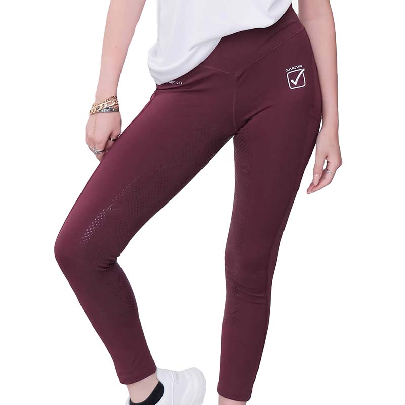 Damen-reitleggings eco horse givova mit full grip - 3414