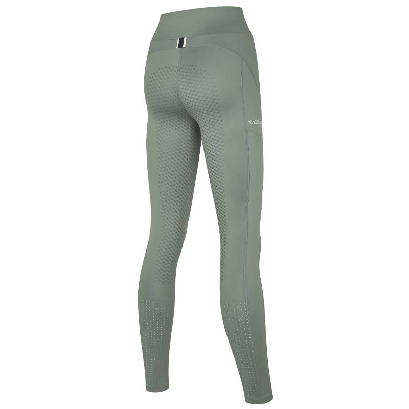 Damen Reitleggings Kingsland LINDSEY Full Grip mit perforiertem Knöchel - 9354