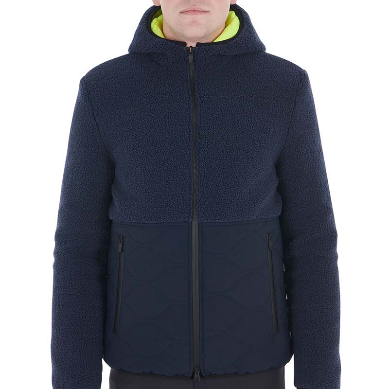 Equestro Herren Teddyjacke mit Kapuze - 9545