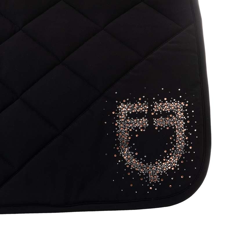 Equestro Dressurschabracke mit Kristall-Logo - 2968