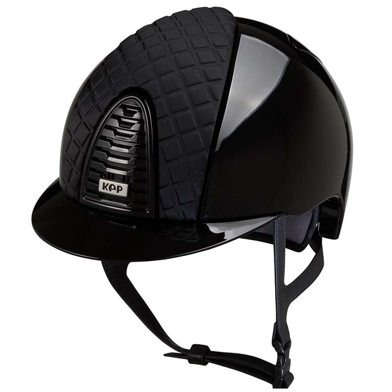 KEP Italia Cromo 2.0 Polish Reithelm mit Satin - Milano Kollektion