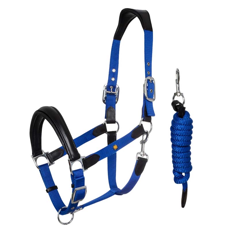Equestro Halfter mit Ledereinsätzen Lani Modell