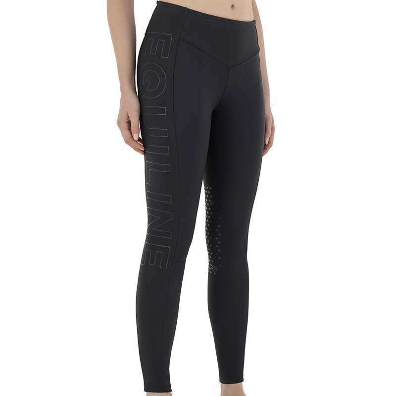 Equiline Damen-Winterreitleggings Knee Grip mit Microfleece-Innenseite - 9276