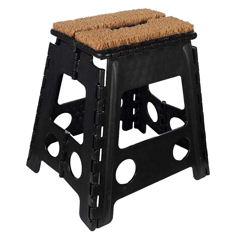 Klapphocker mit fußmatte