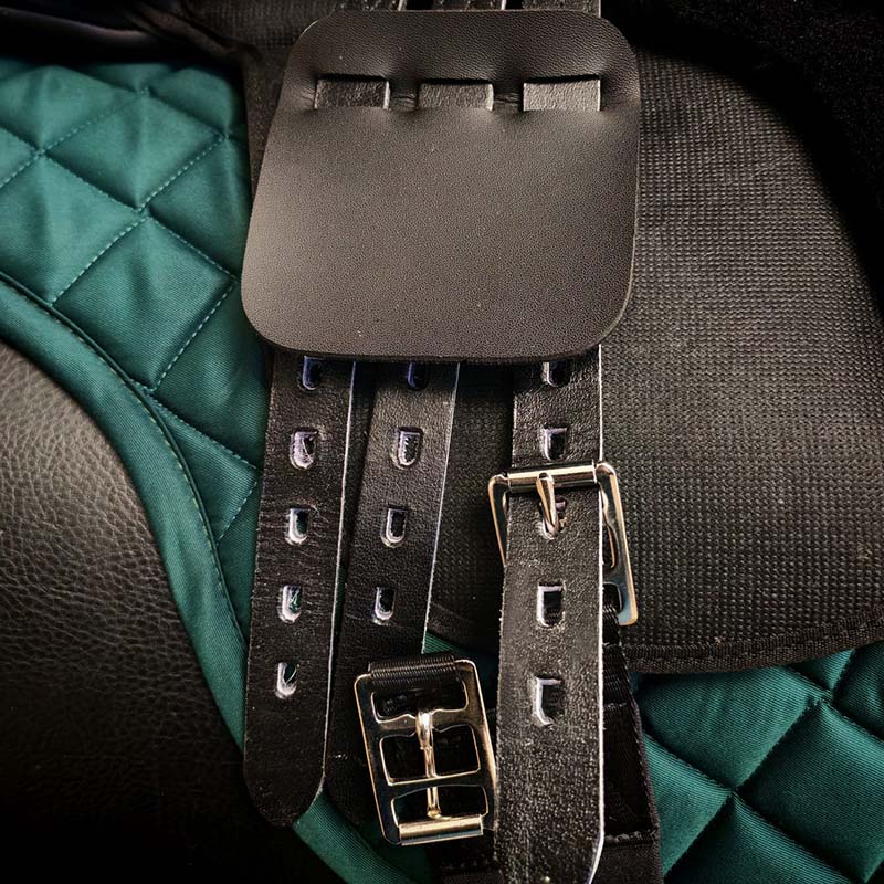 Englisches Vielseitigkeitssattel-Set mit austauschbarem Kopfeisen + personalisierbarem Zubehör - 8173