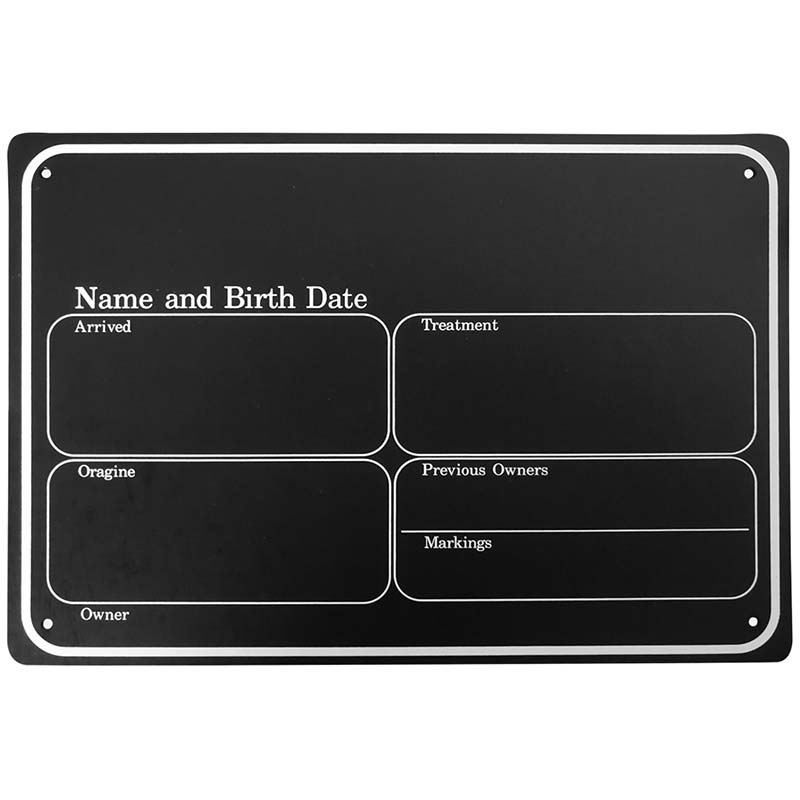 Plakette für Stabil Meldung in Kunststoff