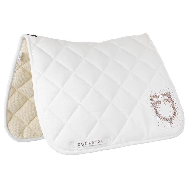 Equestro Dressurschabracke mit Kristall-Logo - 2968