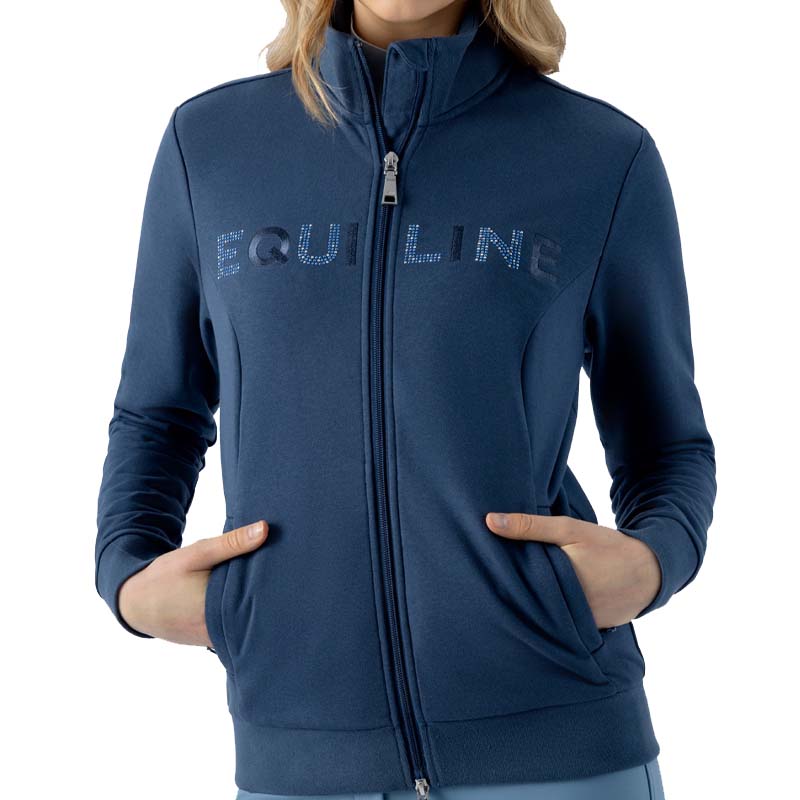 Damen Sweatjacke mit Reißverschluss Equiline ENRAS - 9760