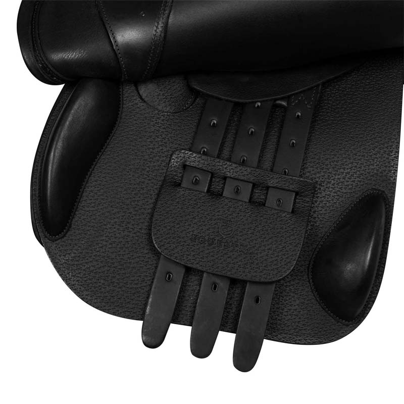 Equestro Springsattel aus genarbtem Leder mit verstärktem Sattelbaum - 2847