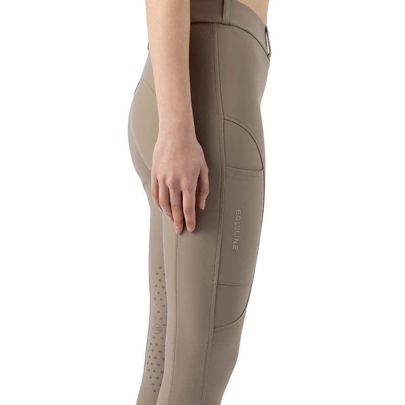 Damen Reitleggings mit hohem Bund Equiline EDNAK Knie-Grip - 9240