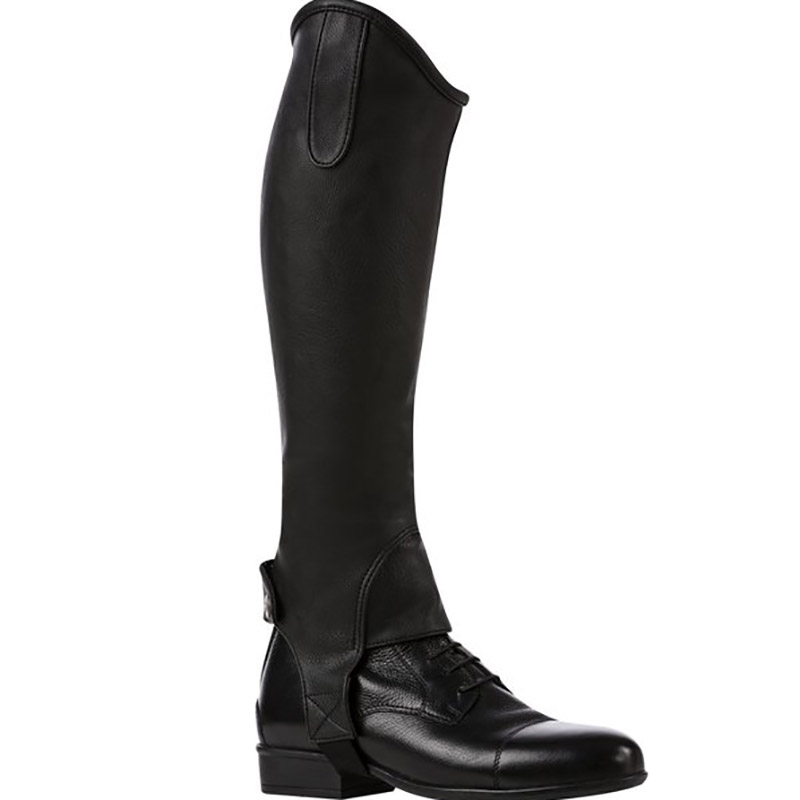 Soft Riding Halb Chaps Faux Leder mit Elastik - 2296