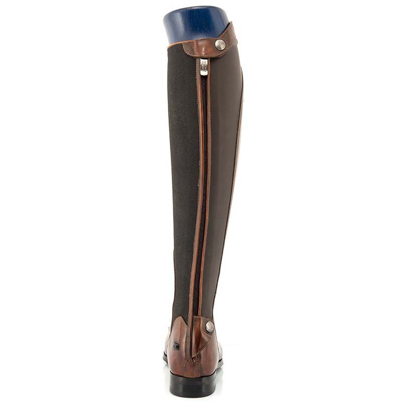 Reitende Stiefel Alberto Fasciani Modell 33080 Braun mit Schnüren - 3686