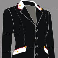 KUNDEN EQUILINE COMPETITION JACKET WOMEN KRAGEN UND TASCHENKLAPPEN