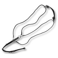 LEDER GOGUE MIT SCHEIBEN UND LEDER BACKENSTÜCKE