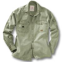 AUSTRALIAN SHIRT UNISEXSEGELTUCH LANGARM KHAKI