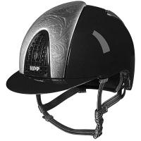 HELM KEP ITALIA CROMO METAL BLACK FRONT AND REAR ARGENTO FLOREALE