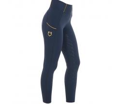 DAMEN LEGGINGS EQUESTRO GRIP VOLLBESATZ HOHE TAILLE - 3577